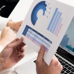 Safety engineers analysing data charts to identify risks